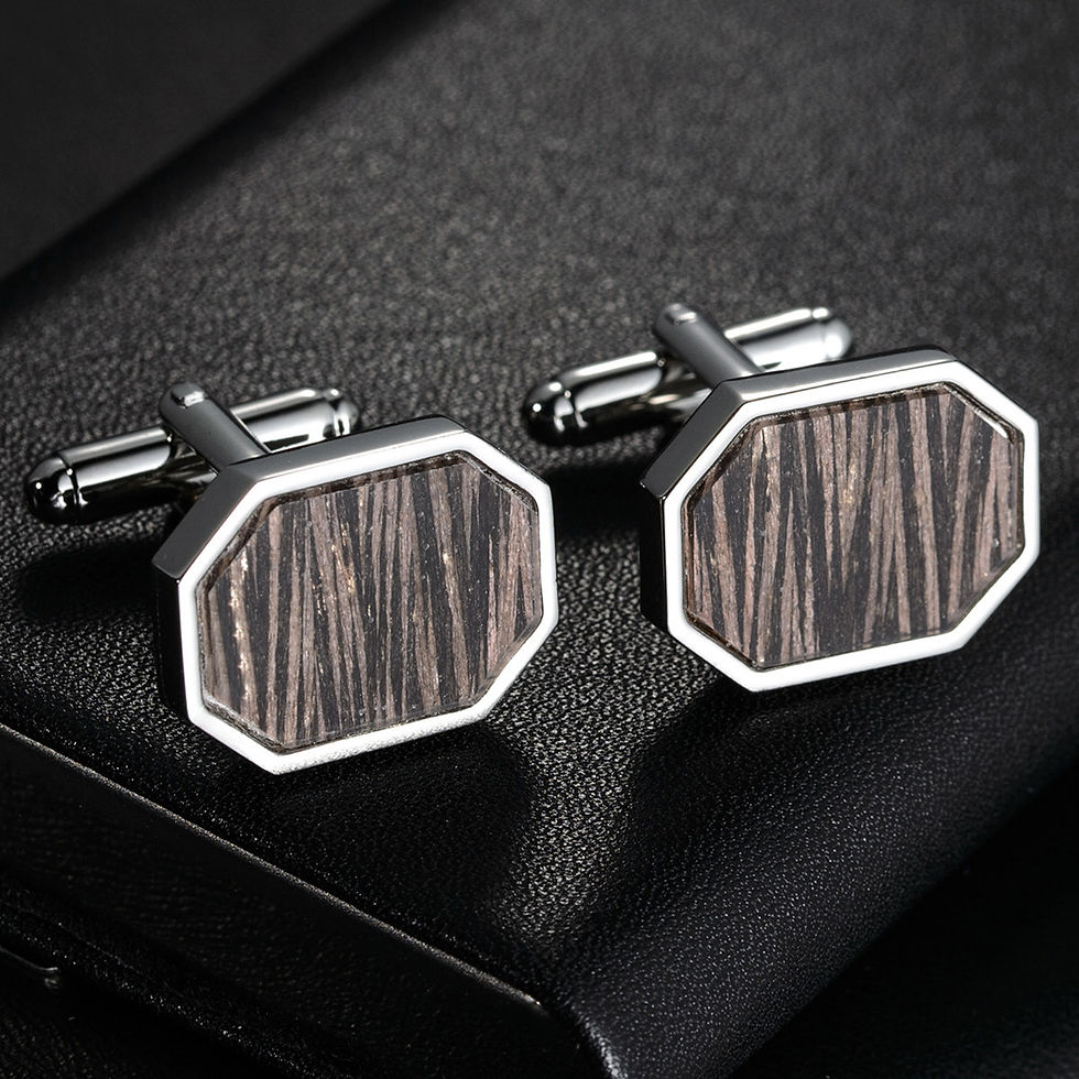 Miniature : Paire de Manchettes en cuivre émaillé – Bijou masculin de style français, artisanal et élégant 2