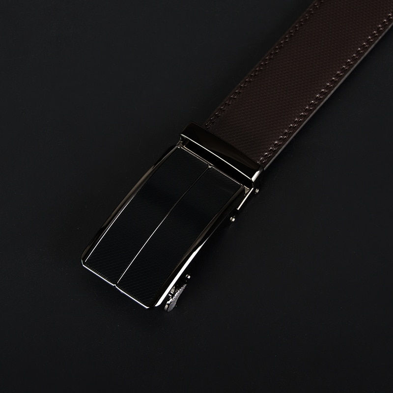Miniature : Ceinture noire homme vue de face 2