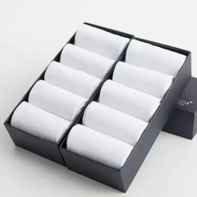 Miniature : Lot de 20 Chaussettes en Coton pour Homme blanches