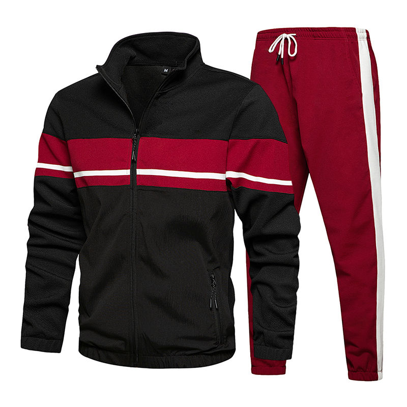 Thumbnail: Vêtement de sport noir rouge vue de face