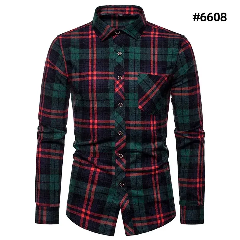 Thumbnail: Chemise à Carreaux Homme – Couleur au Style Urbain & Décontracté 8