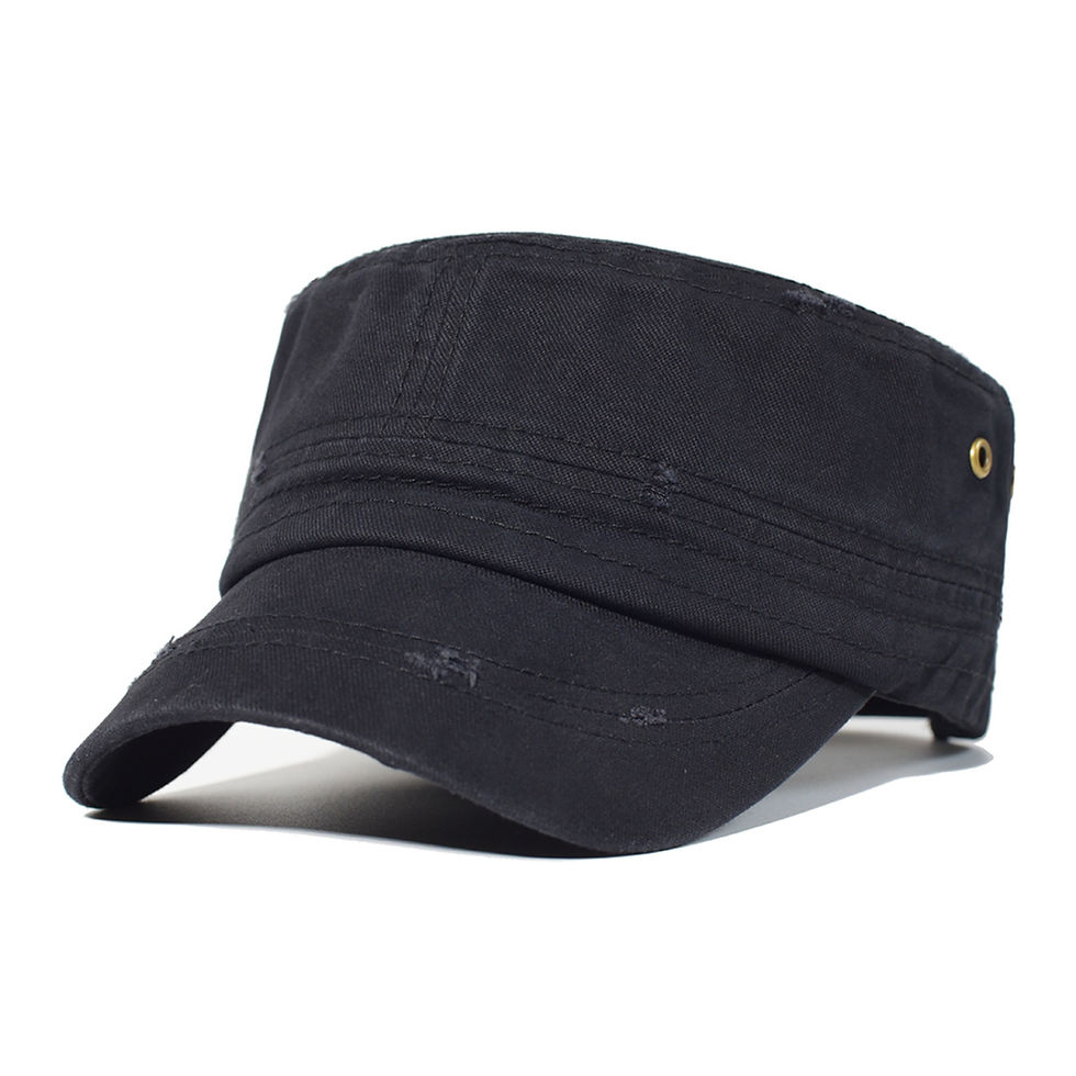 Thumbnail: Casquette Plate en Coton Lavé 10