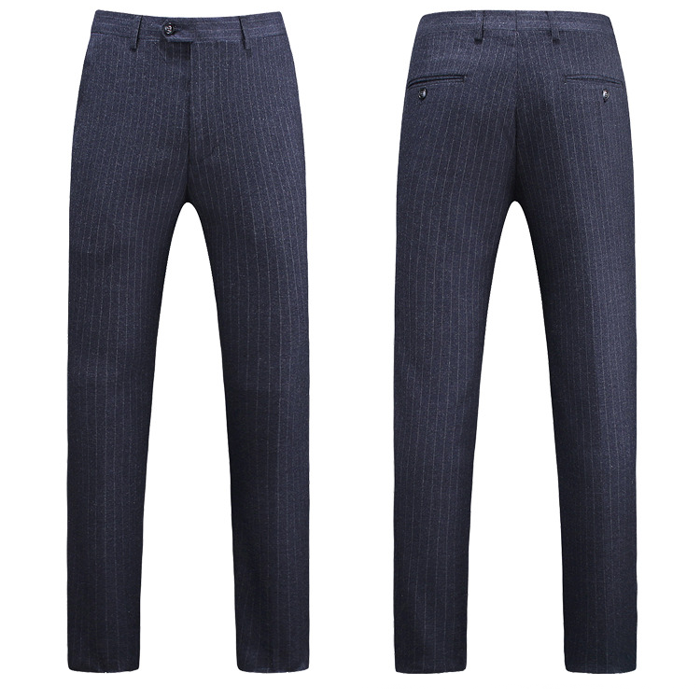 Thumbnail: Factory Wholesale Large Size Striped Men's Suits Business Casual