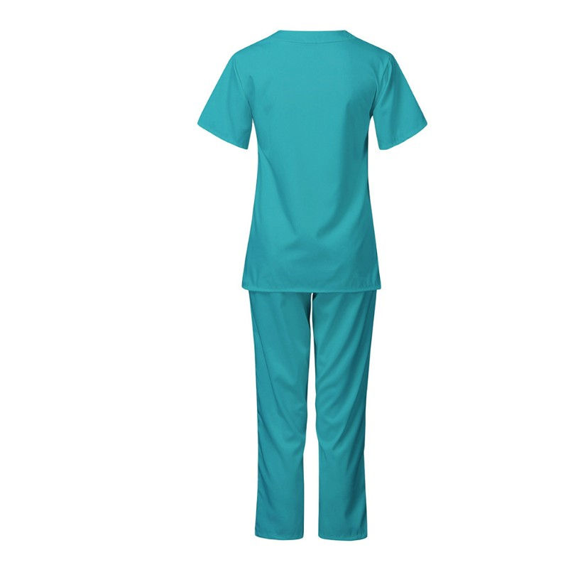 Miniature : Ensemble de uniforme pour les soins vert vue de dos