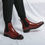 Miniature : Home portant des Bottines rouges pour Hommes