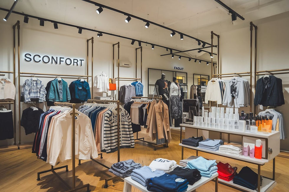 Portrait de la boutique de vêtements et de poduits de beauté en ligne "sconfort.com", vue de l'intérieur 5