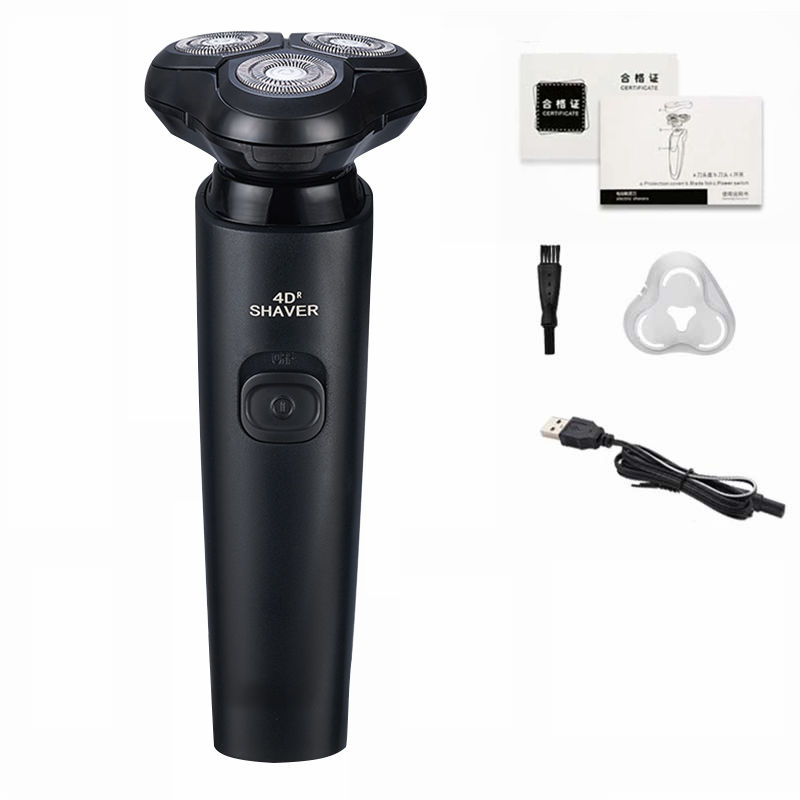 Miniature : Accessoires inclus avec le rasoir ZOZEN (tête, câble USB, brosse) 7