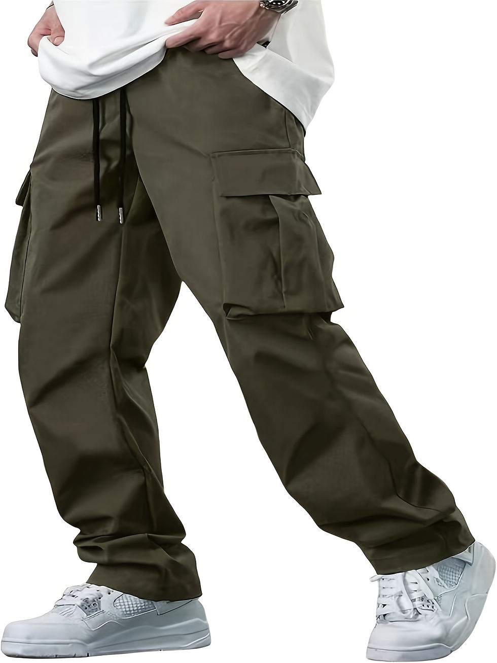 Thumbnail: Homme portant un Pantalons de Travail vert