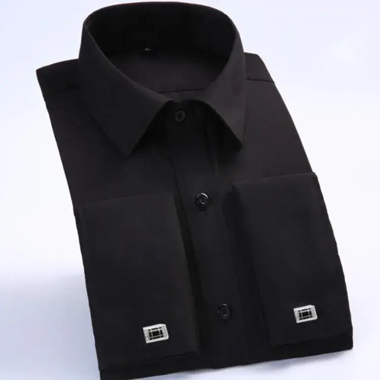 Thumbnail: Chemise pliée noire vue de face