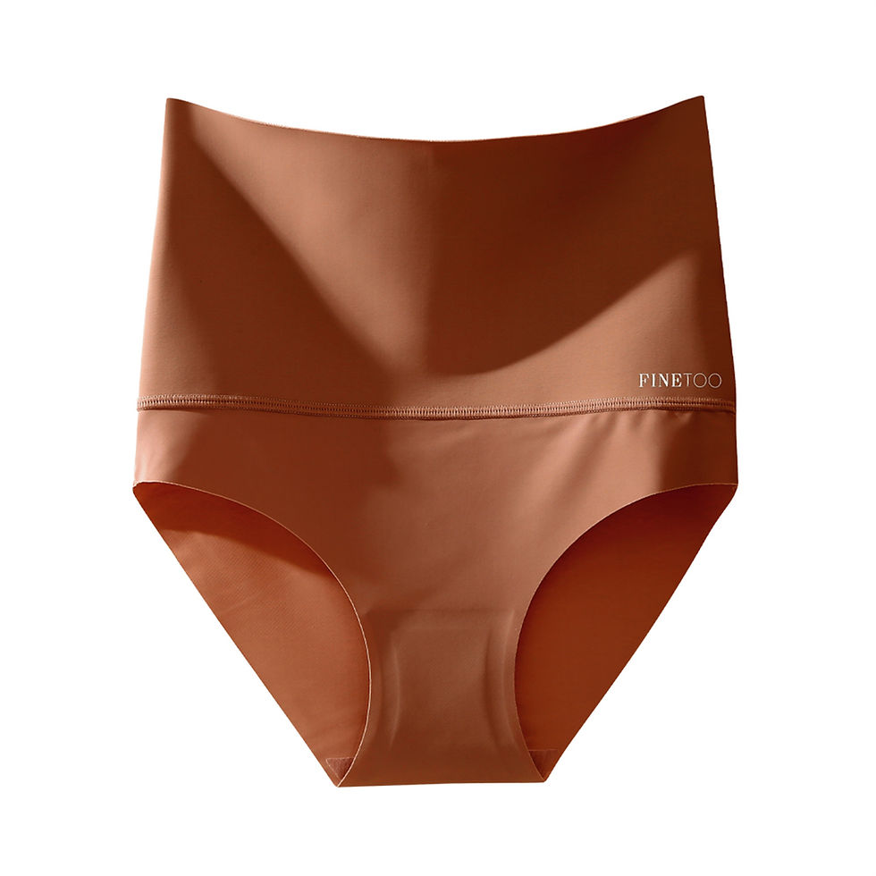 Miniature : Culotte Sans Coutures à Haute Élasticité pour Femme, vue de face, rosee