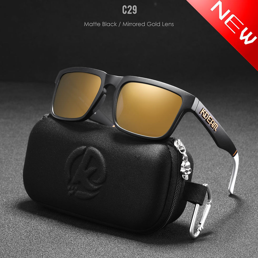 Miniature : Lunettes de Soleil Carrées Polarisées pour Homme + pochette 4