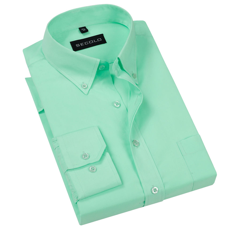 Thumbnail: Chemise à manches longues verte