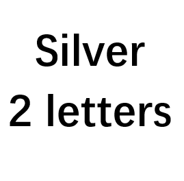 Miniature : Collier Pendentif avec Diamant enr Argent 2 lettres