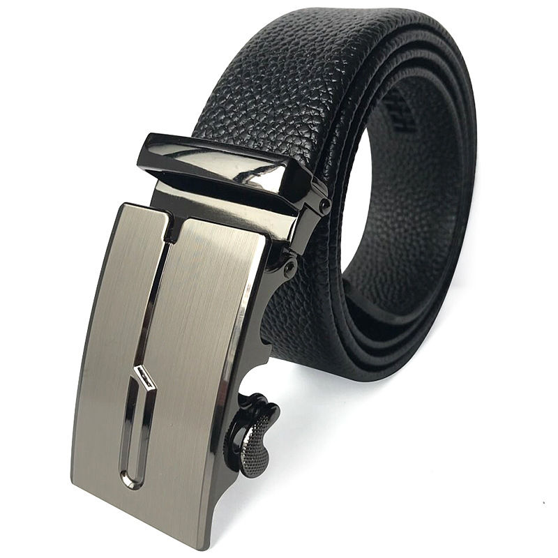 Thumbnail: Ceinture pour Homme en Cuir Véritable 4