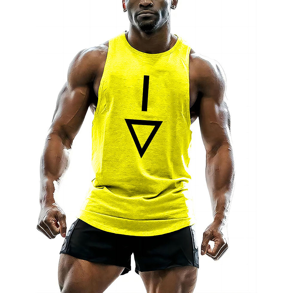 Miniature : Homme portant un Gilet de Sport Respirant jaune