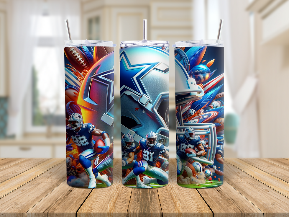 Football-Navy and Silver