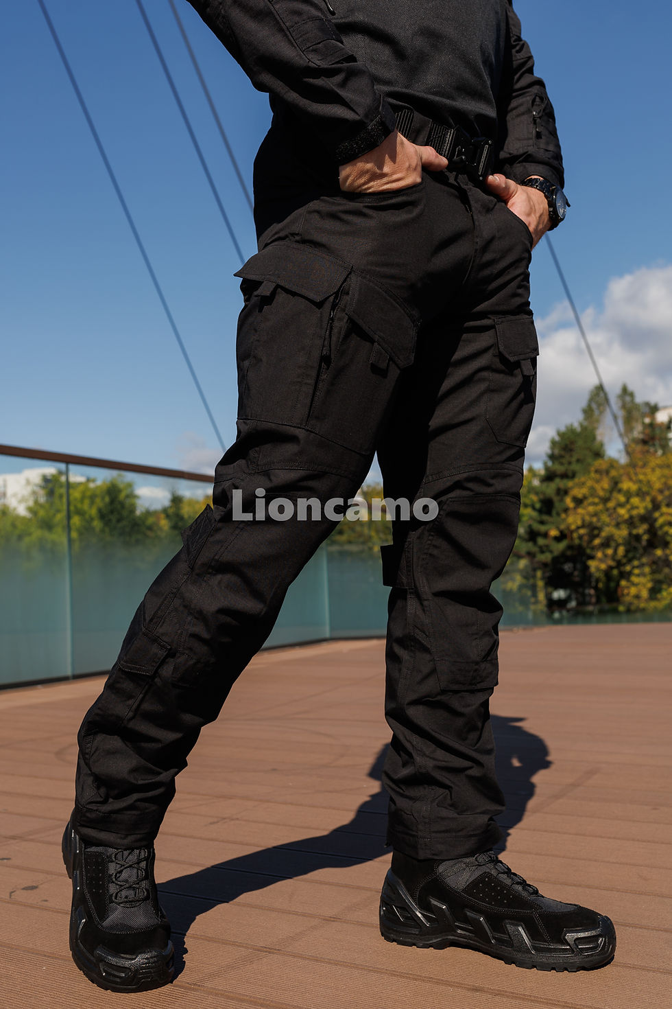 Miniatură: Pantaloni tactici  "Navy'' Black