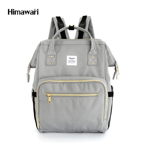 Himawari Carnation Diaper Backpack (1209) Dark Grey Himawari Bags