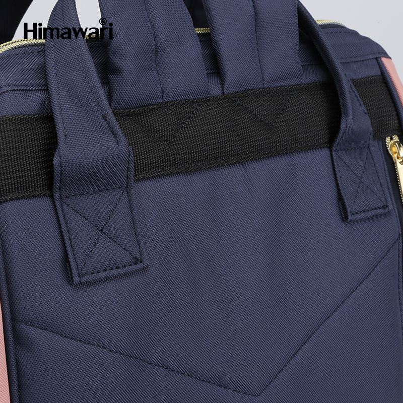 Thumbnail: Himawari Holly Daze 15" Laptop Backpack (9001-07) -Navy/Cute Pink