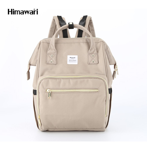 Himawari Carnation Diaper Backpack (1209) Khaki Himawari Bags