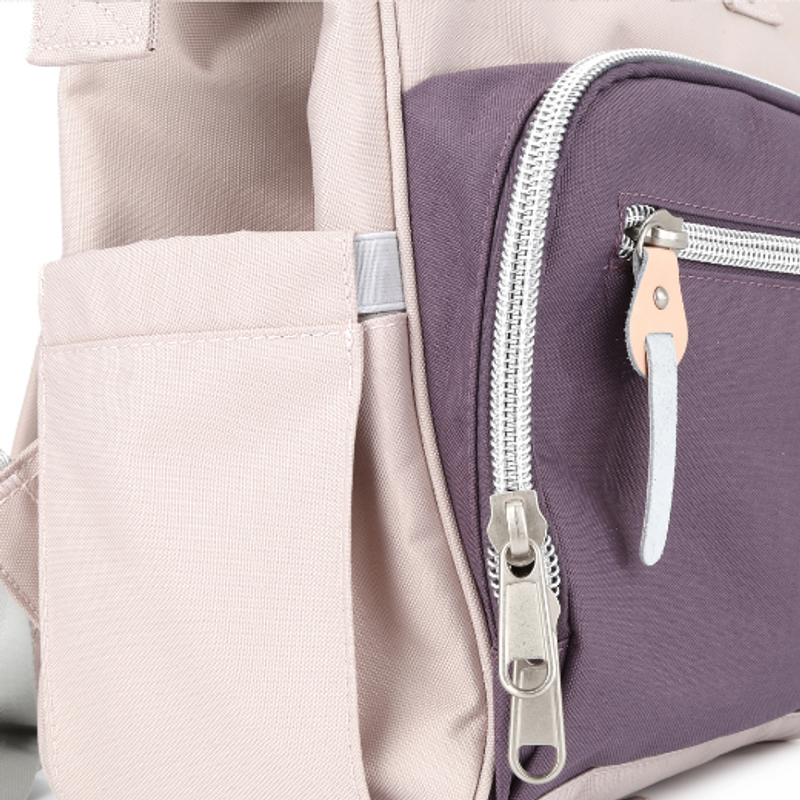 Himawari Camelia Diaper Backpack (1213-#01) -Purple | Himawari Bags