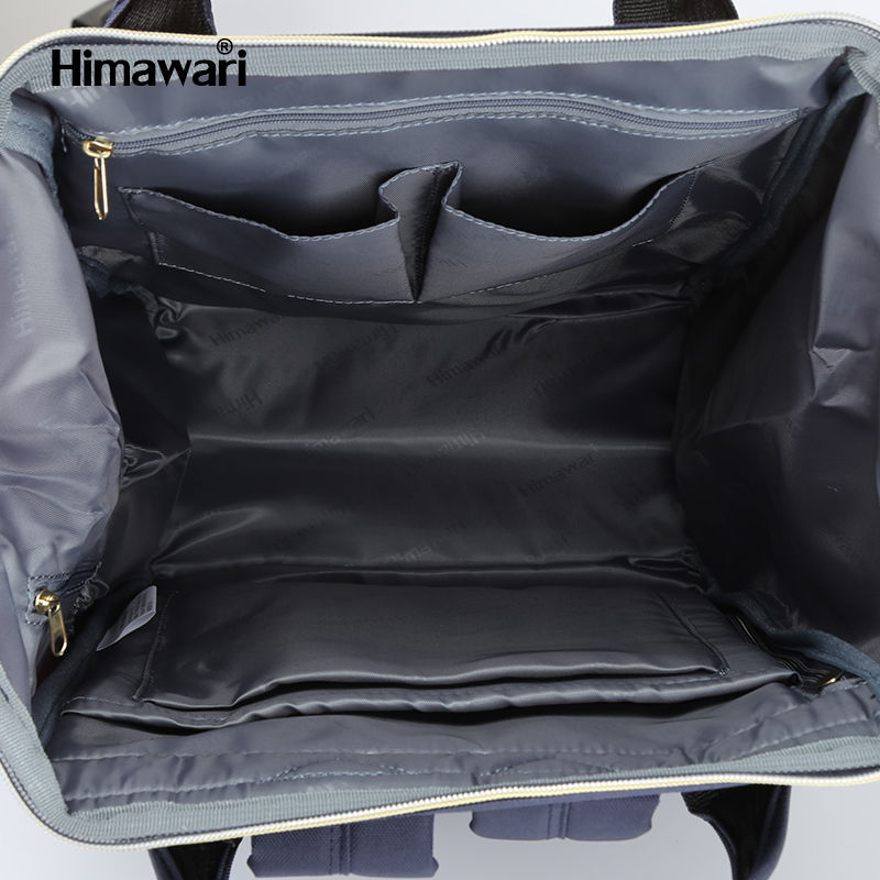 Thumbnail: Himawari Holly Daze 15" Laptop Backpack (9001-07) -Navy/Cute Pink