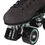 Thumbnail: Squad Skates Vibe Suede Roller Skates (EU35.5/US5 to EU44/US12)-Smoke Grey/Gold