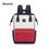 Thumbnail: Himawari Holly Daze 15" Laptop Backpack(9001)-Red/White/Navy