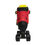 Thumbnail: Squad Skates Rave Adj. Quad Skates for Kids (XS/EU27-L/EU42) -Black/White/Red