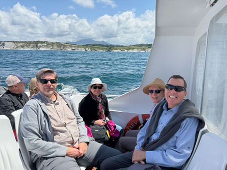 Briefly in Spanish waters before heading back north to France.