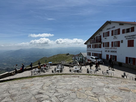 Up at 3,000 feet, on top of La Rhune.