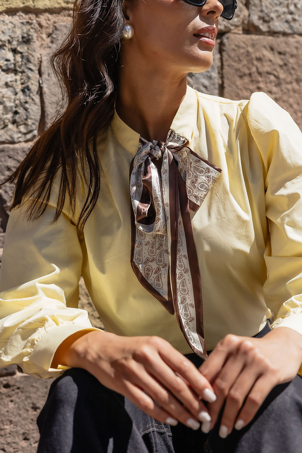 Miniatura: BLUSA PAÑUELO