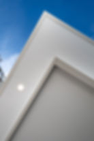 White Luxe Cantilever Luxline Ceiling with Downlight