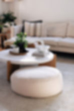 Wolf + WIllow renovations project Byron  Bay white lounge