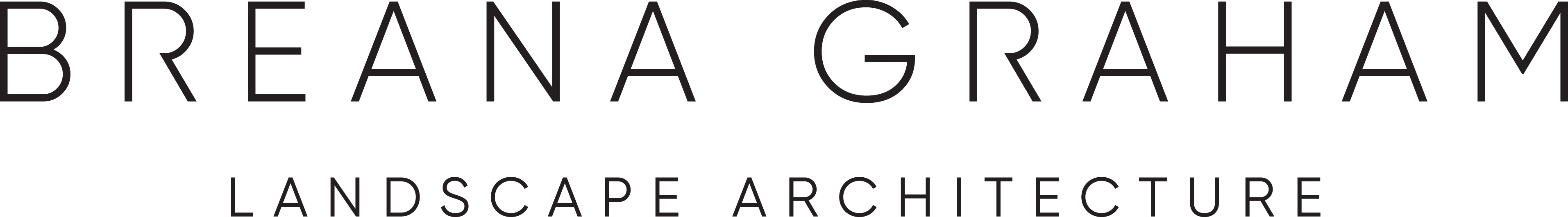 Breana Graham Landscape Architecture Logo