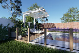 Luxe Cantilever White Aero Lite with Pool