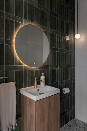 Powder room - new bathroom build by Shire Build in Sydney's Sutherland Shire