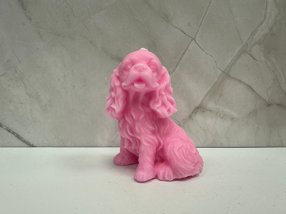 Decorative Candle Cocker Spaniel