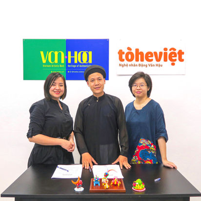 VAN•HOA đồng hành cùng nghệ nhân Đặng Văn Hậu khôi phục nghệ thuật Con Giống Bột Việt Nam