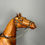 Thumbnail: Large Mid Century Leather Wrapped Horse 