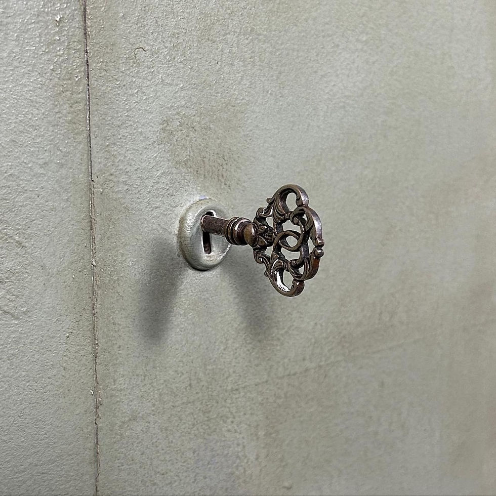 Thumbnail: Biedermeier Style Painted Sideboard 