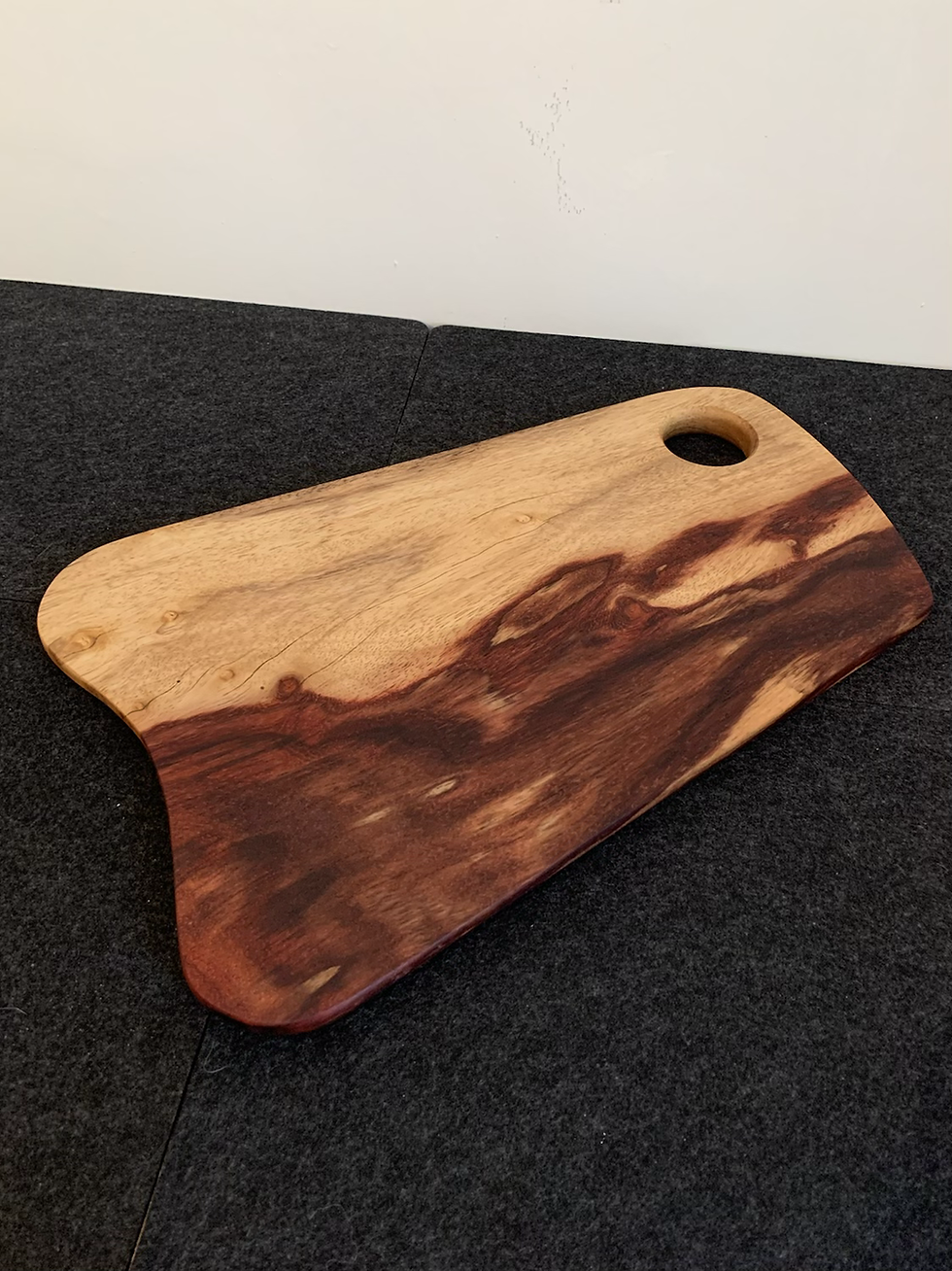 Thumbnail: Large Solid Padauk Charcuterie Board 