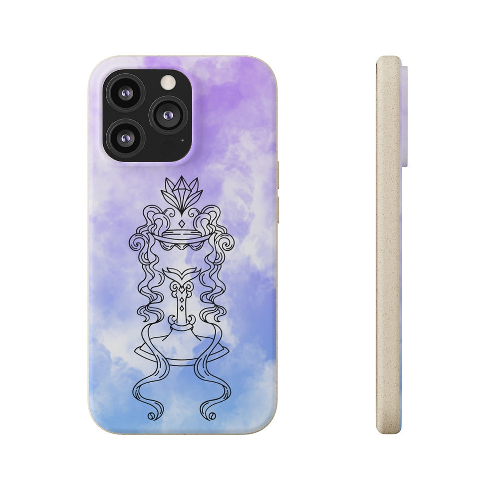 Ace of Cups Tarot Design Biodegradable Phone Cases | Witchy & Sustainable