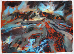 Paths of rock and water 58 X 78 (cm)