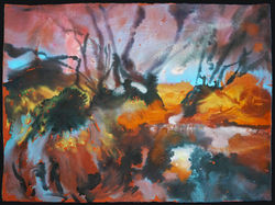 Willow at Avebury Rings 58 X 78 (cm)