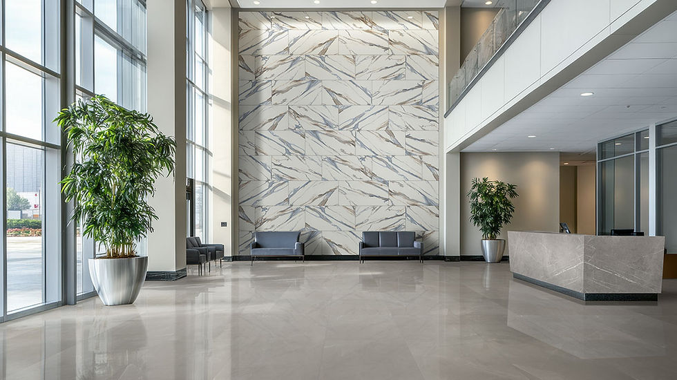 Thumbnail: Sande Ivory and Grey 12x24 Polished