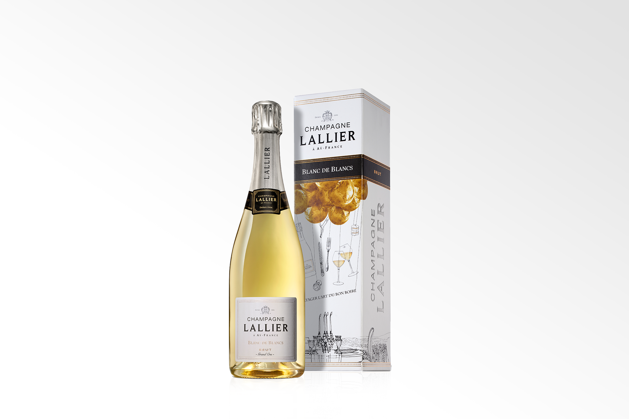 Lallier Blanc de Blancs Grand Cru Brut Champagne 750ml