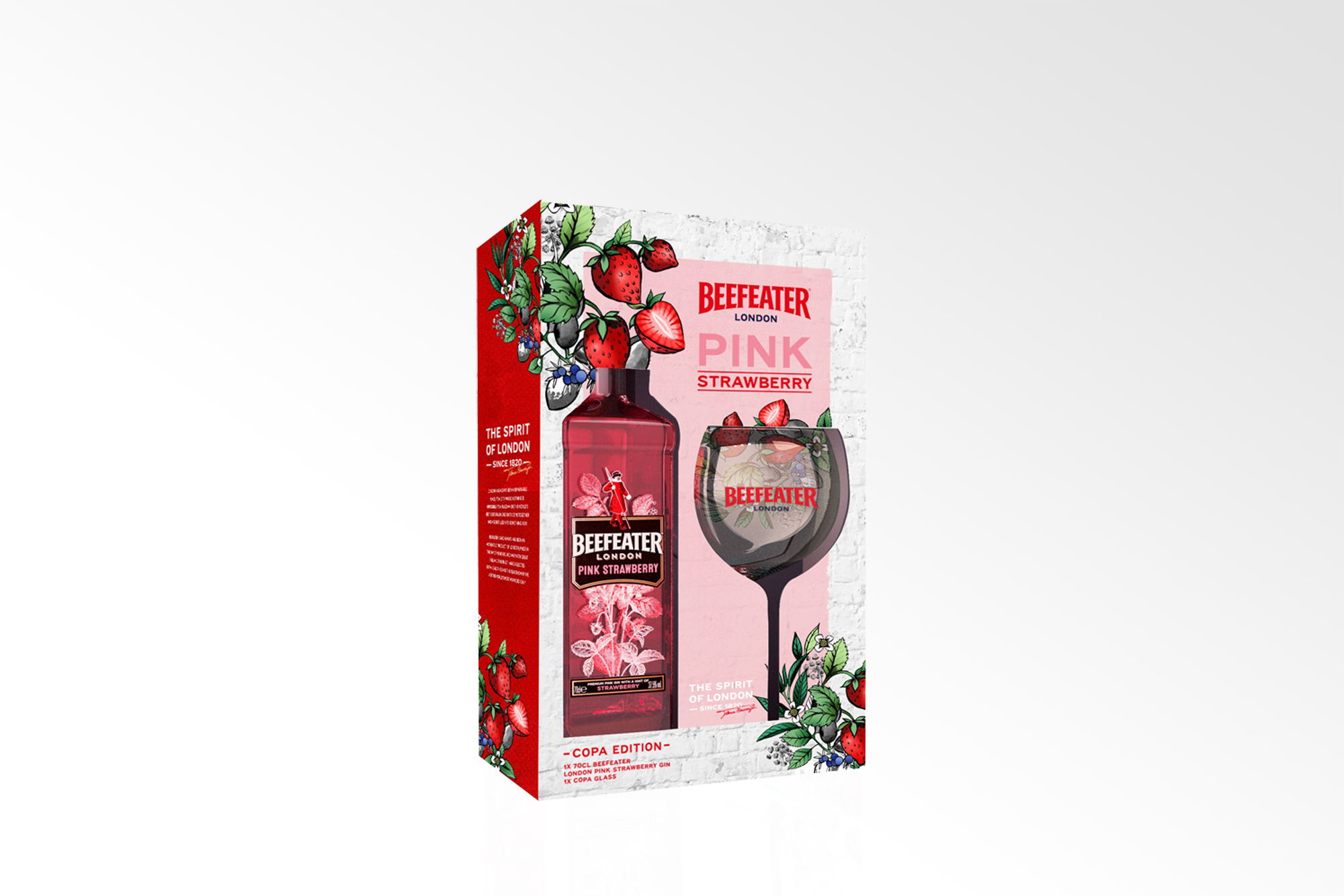 Beefeater Gin Pink Strawberry 700ml 禮盒套裝