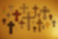 wall of crucifixes