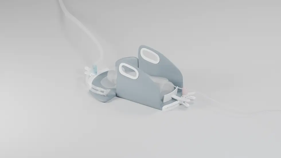 CareFold neonatal positioning device with raised side supports